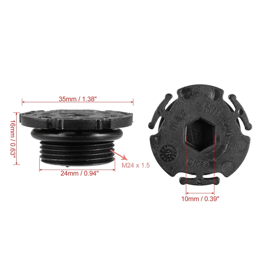 8pcs ABS Engine Oil Drain Plug Replacement for BMW 320i (2013-2015)