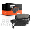 Set of 4 Rear Ceramic Brake Pads for Honda Civic (1992–1995, 1999–2001)
