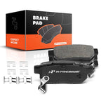 Set of 4 Rear Ceramic Brake Pads for Honda Civic (1992–1995, 1999–2001)