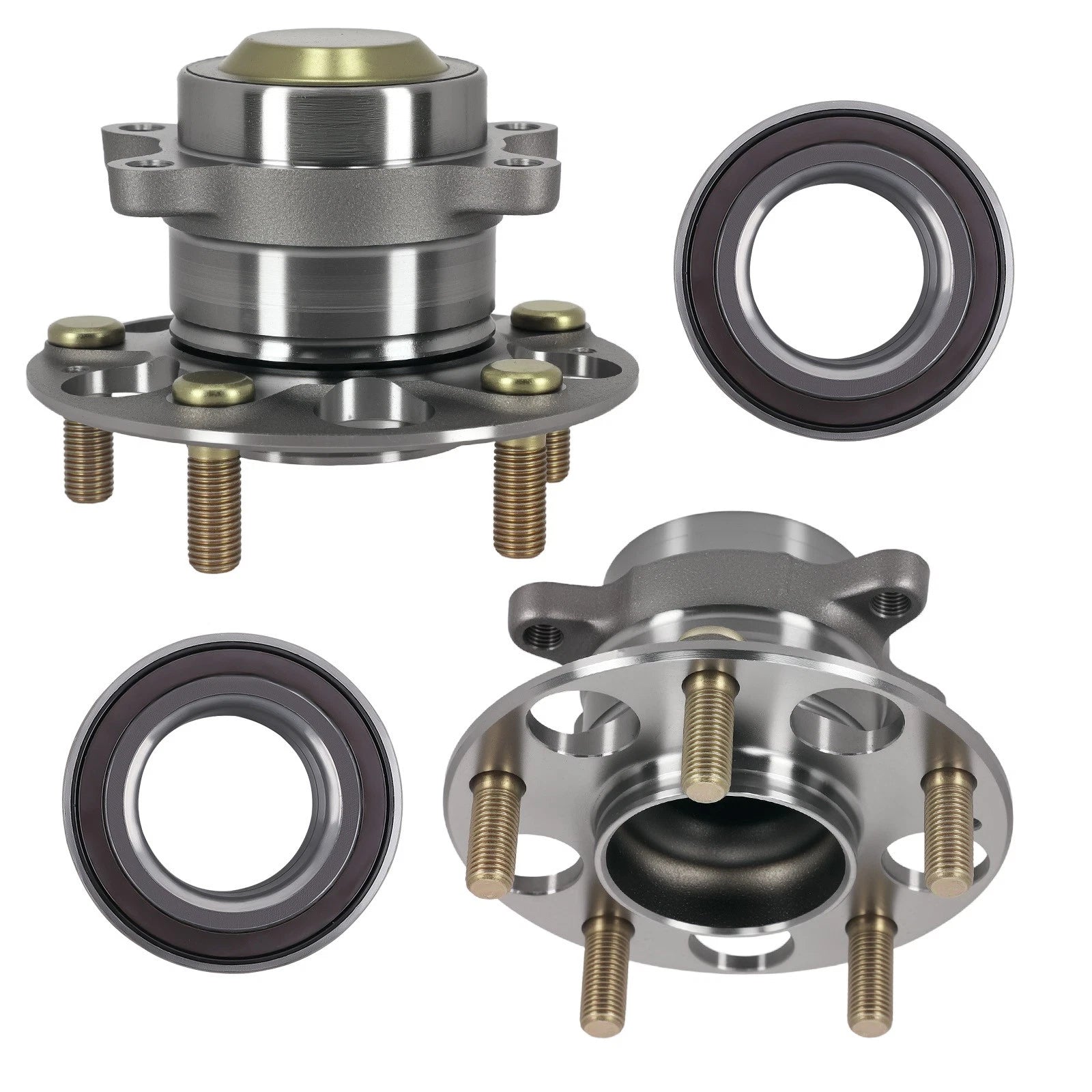 Front Rear Wheel Bearings Hub for Honda Civic HF LX (2015) Acura ILX (2013–2014)
