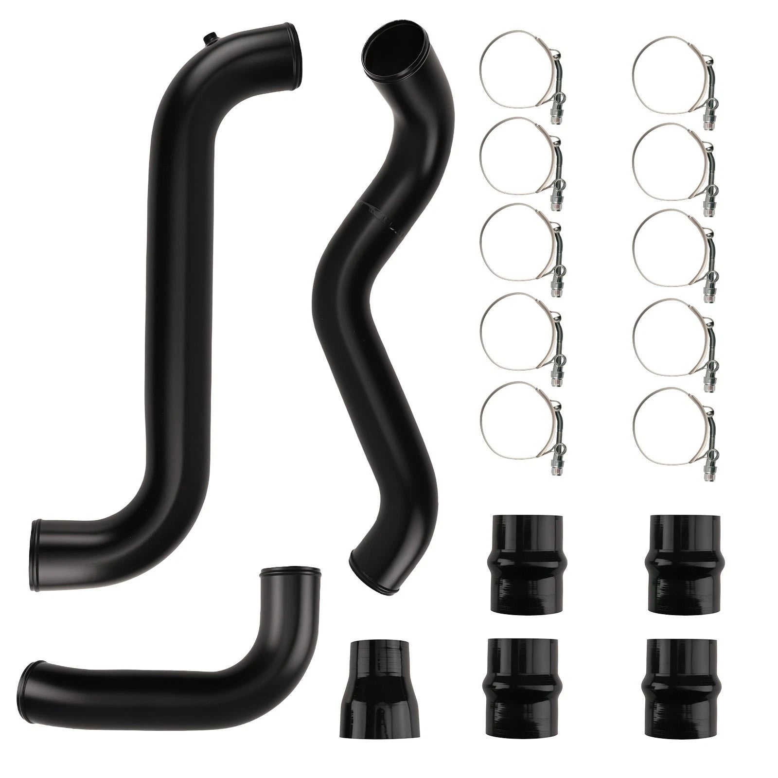 3" Turbo Intercooler Boot and Pipe Set for Chevy Silverado HD GMC Sierra HD (2011–2019)