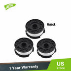 6 Pack Trimmer Spools for Black+Decker GH900 (AF-100-3ZP) 0.065"