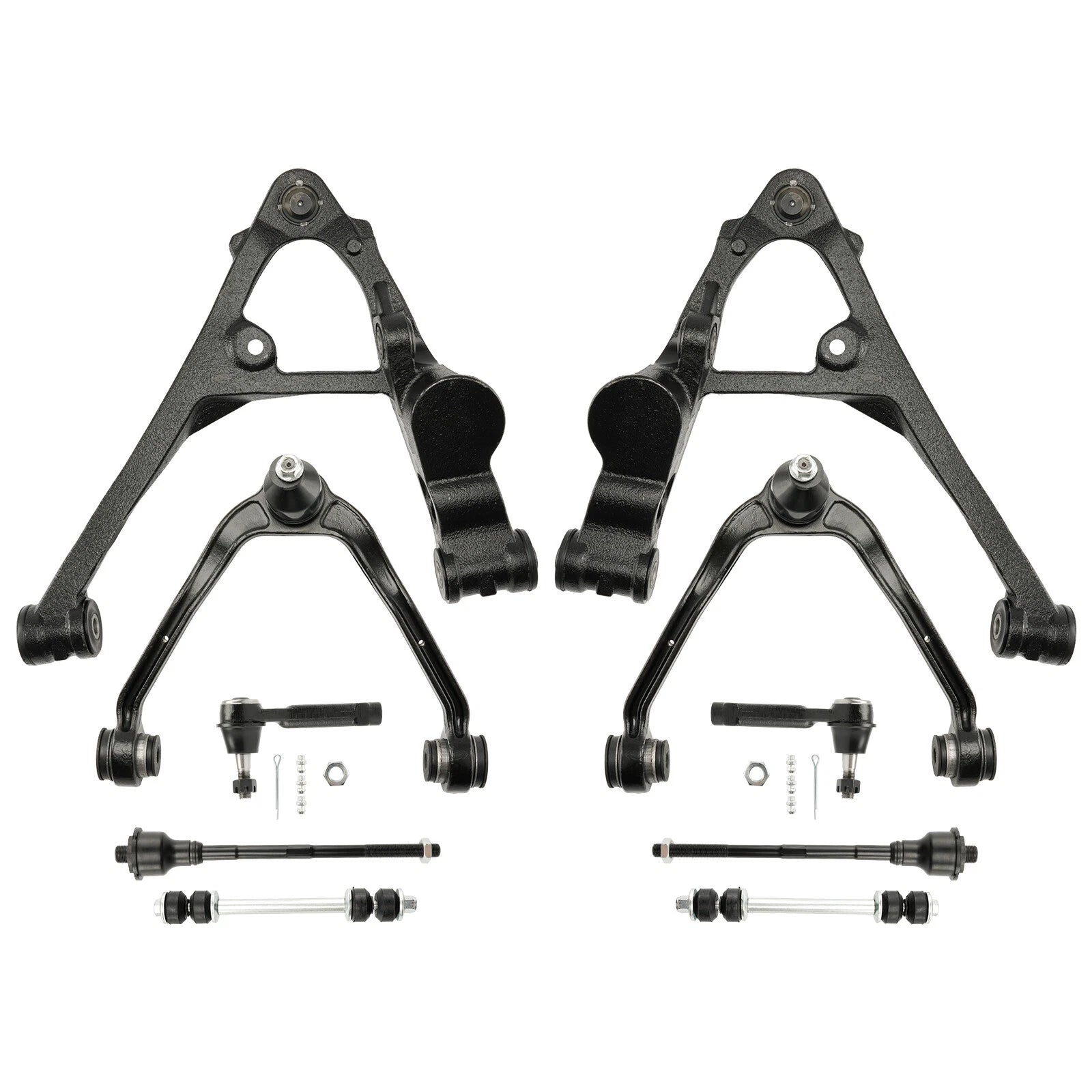 Front Upper Lower Control Arms Kit for Chevrolet Silverado 1500 (1999–2006)