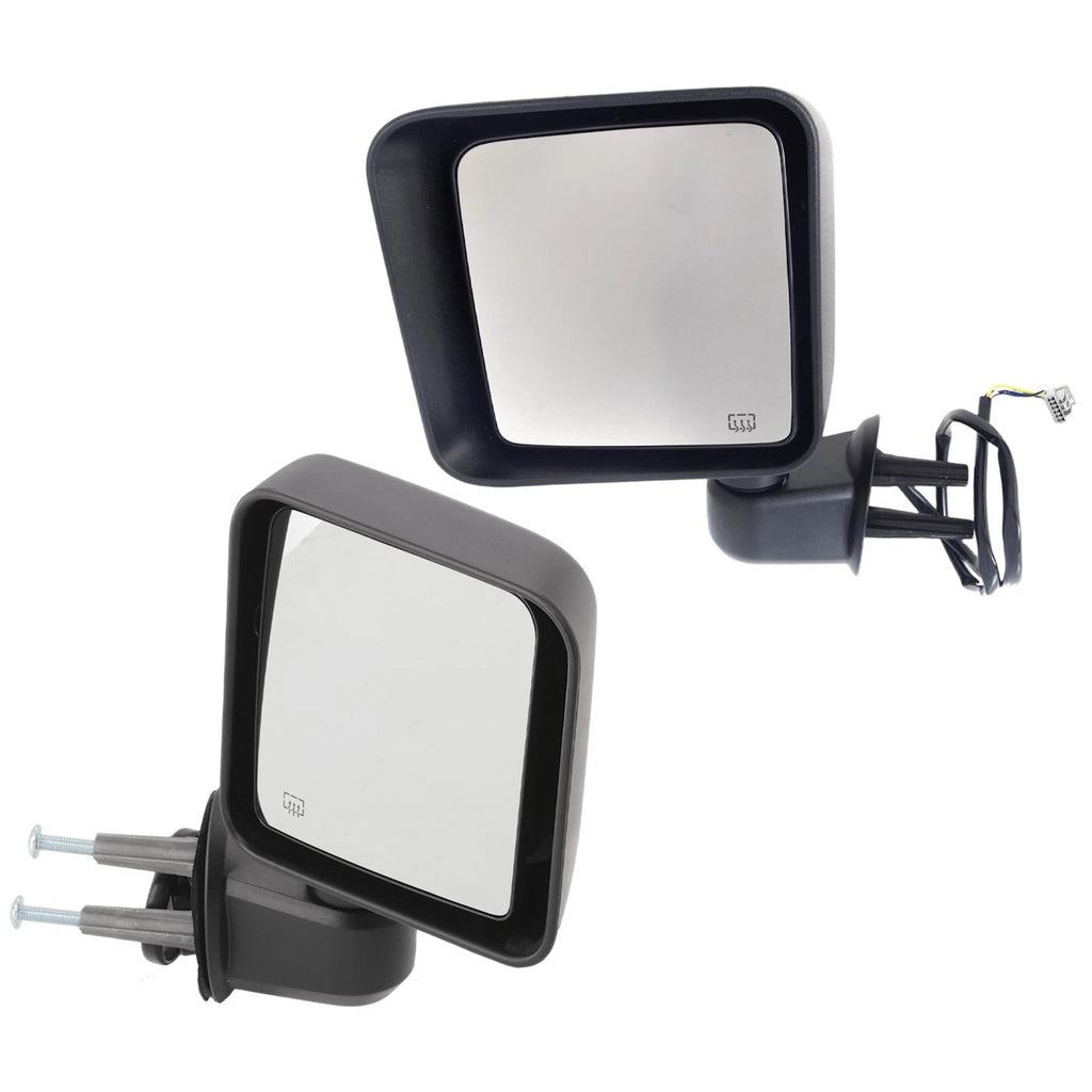 Set of 2 Heated Mirrors for Jeep Wrangler (2014)