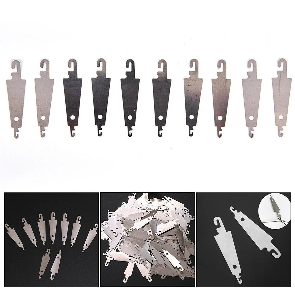 Set of 10 Stainless Steel Needle Threading Tools for Hand Sewing