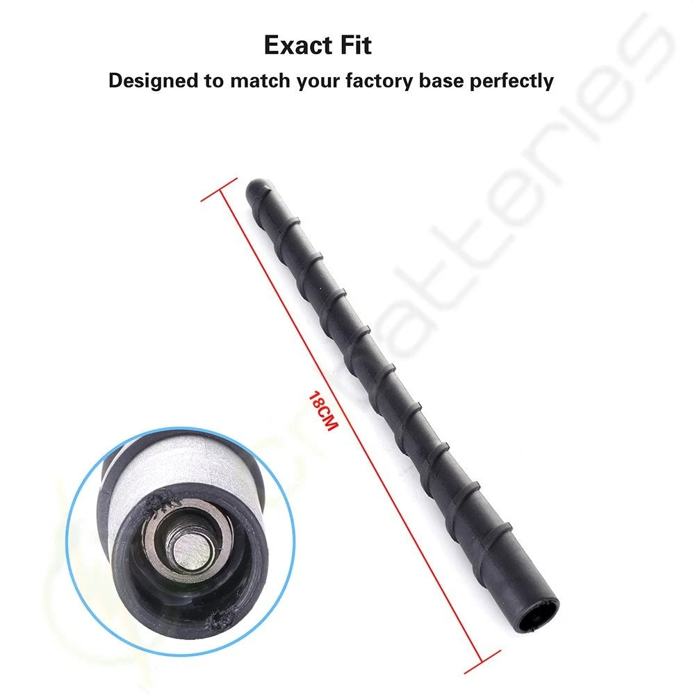 7" Short Stubby Antenna Mast for Honda S2000 (2000–2009) #39151-T5R-305