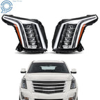 Clear Lens LED Headlights for Cadillac Escalade (2015–2020) - Right & Left