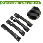 Exterior Door Handle Cover Trim for Ford Bronco (2021–2025) Carbon Fiber Black ABS
