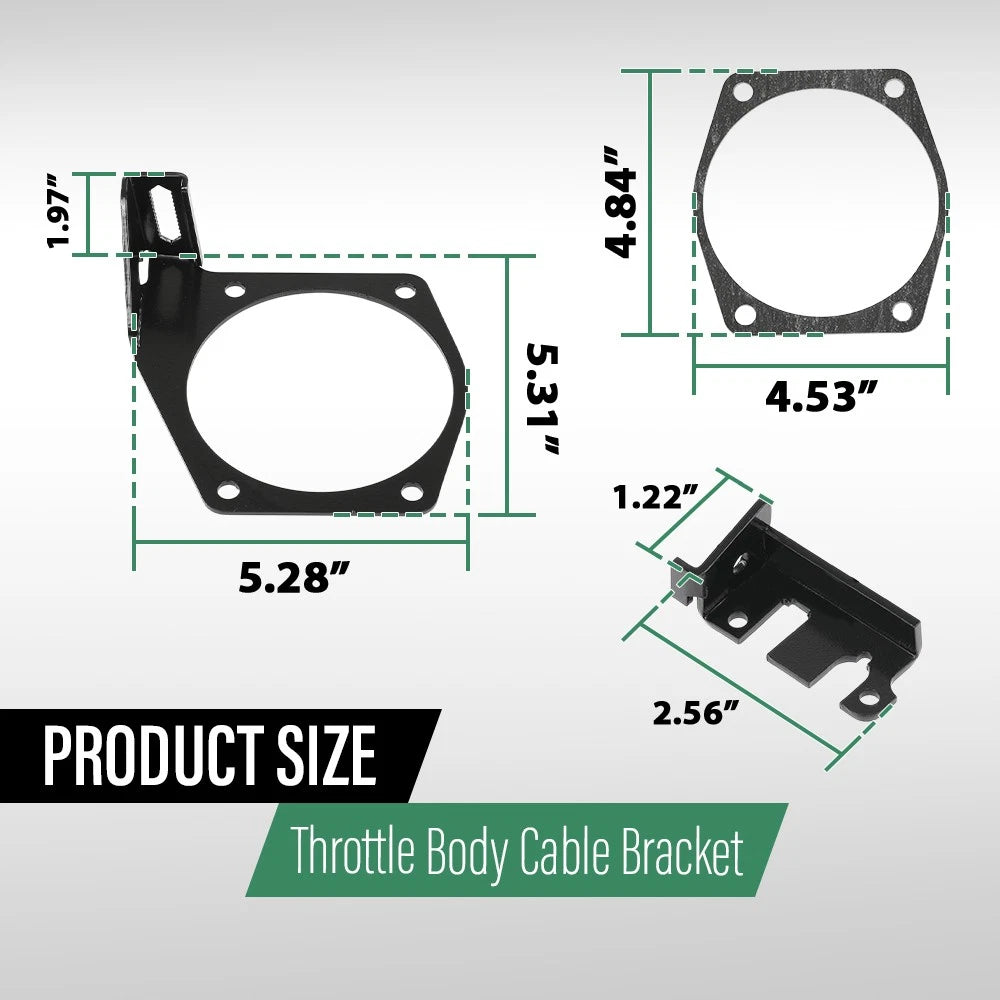 Throttle Body Cable Bracket for LS LS2 LS3 LS6 (1992–2006)