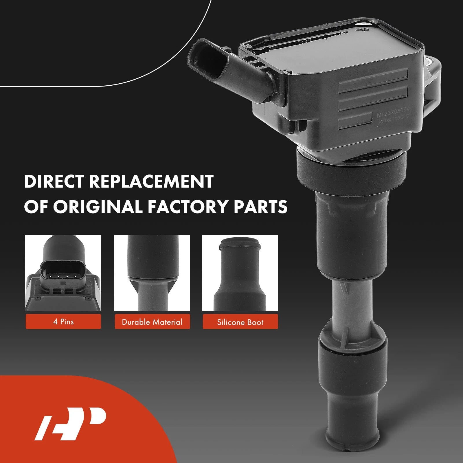 Set of 6 Ignition Coils & Iridium Spark Plugs for Kia Sorento Sedona (2018–2020)