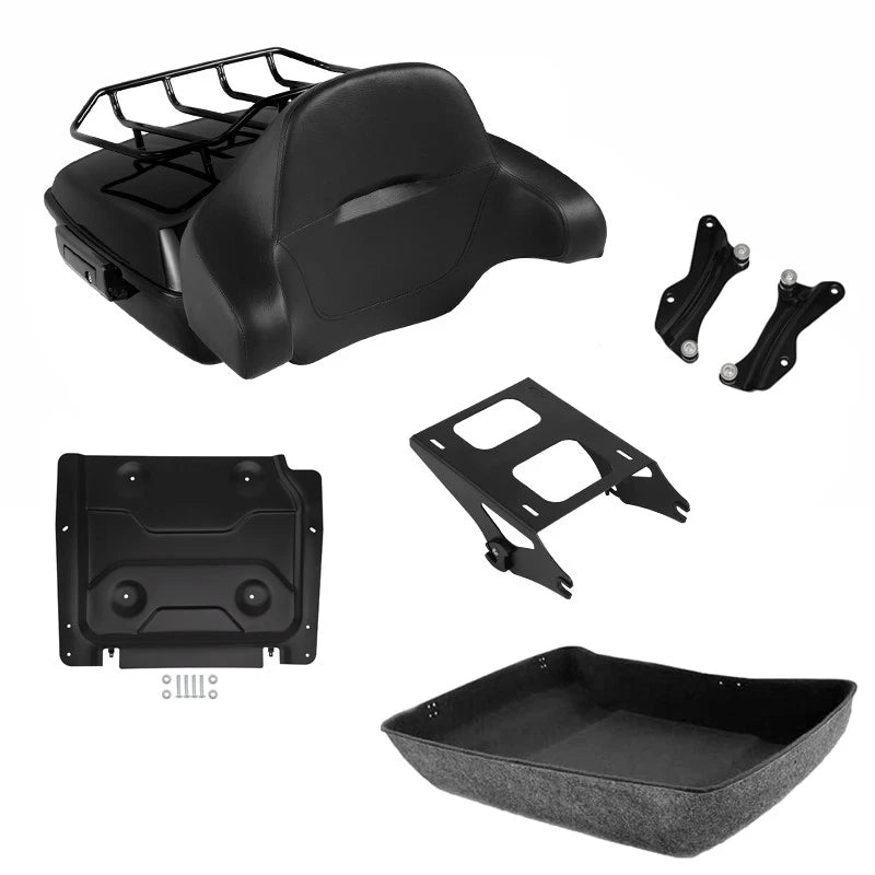 Trunk Backrest Rack Mount Docking Kit for Harley Street Glide (2014–2026)