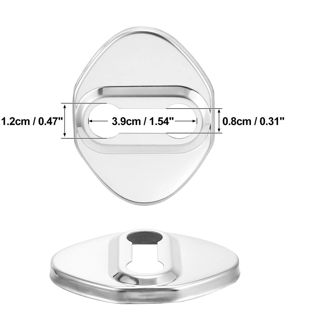 Set of 4 Door Lock Latch Striker Cover Caps for Toyota 