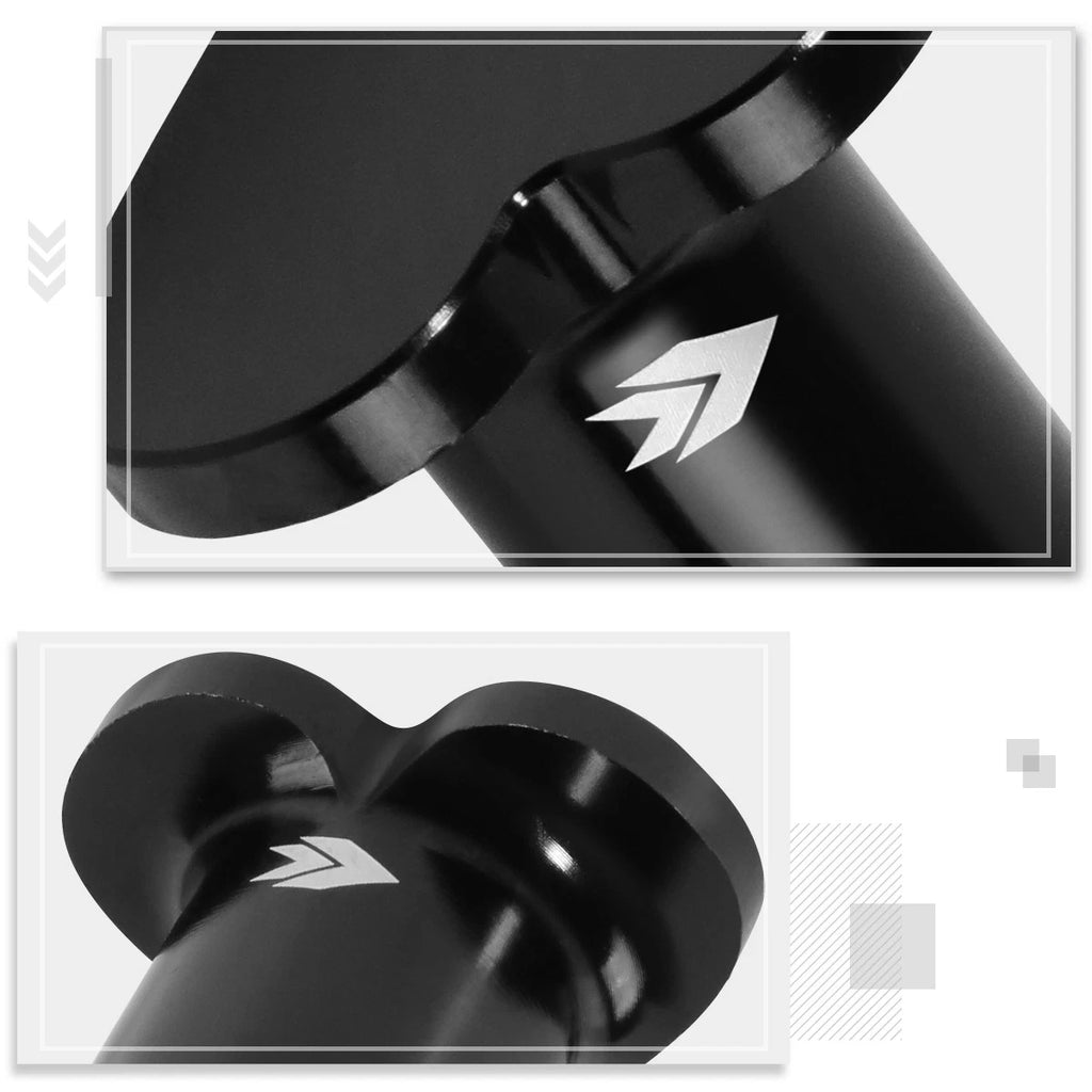 NRG DB-H003BK Black Heart Emergency Brake Drift Button for Civic/CRX/S2000 (1988–2009)