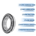 Deep Groove Ball Bearing P5 for Scooter Skateboard Wheel (6009NR)