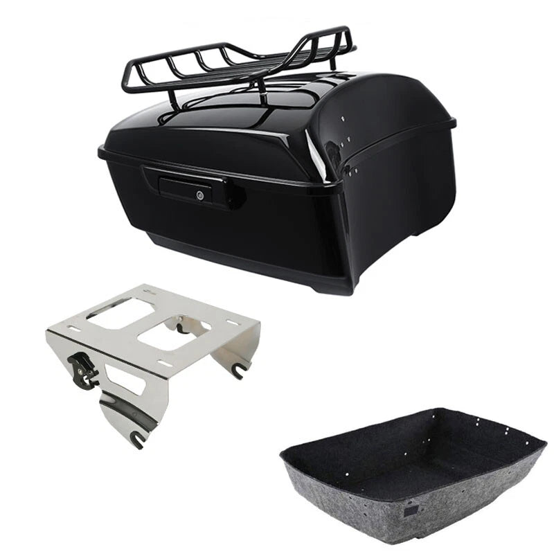 Trunk Luggage Solo Mount Rack for Harley Touring Road Glide (2014–2026)