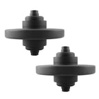 2X Rear Idler Roller for Bobcat T550 T590 T595 T-7X (2013–2023) 7233630 Black