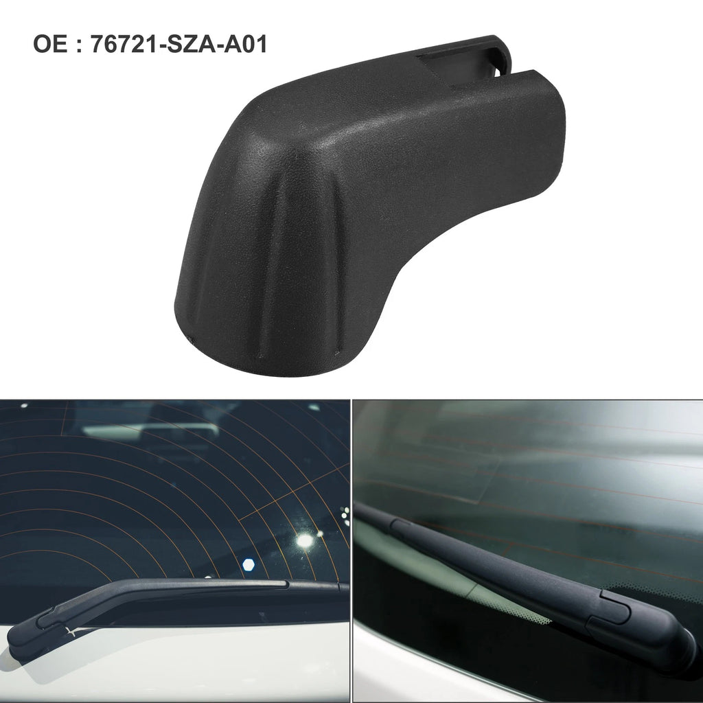 Rear Windshield Wiper Arm Nut Cover Cap for Honda Pilot (2003–2023) - 1 Pack Black
