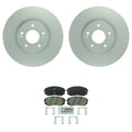 Set of 4 Bosch Front Rotors & Blue Ceramic Disc Brake Pads for Cadenza Sonata Tucson