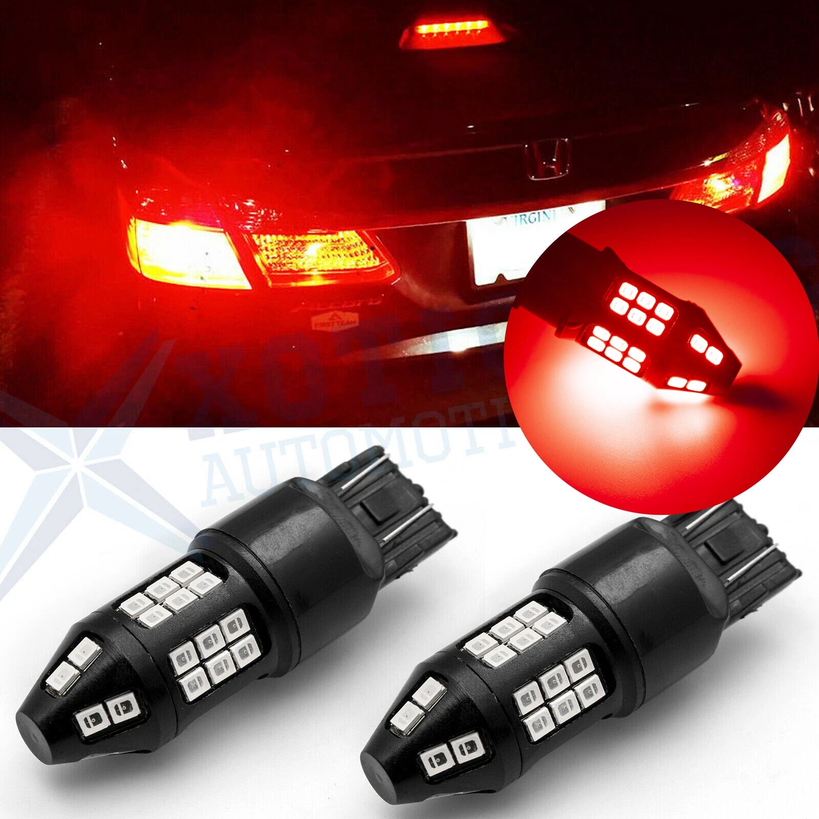 Red Strobe LED Lamp for Honda Civic Accord (2001–2012)