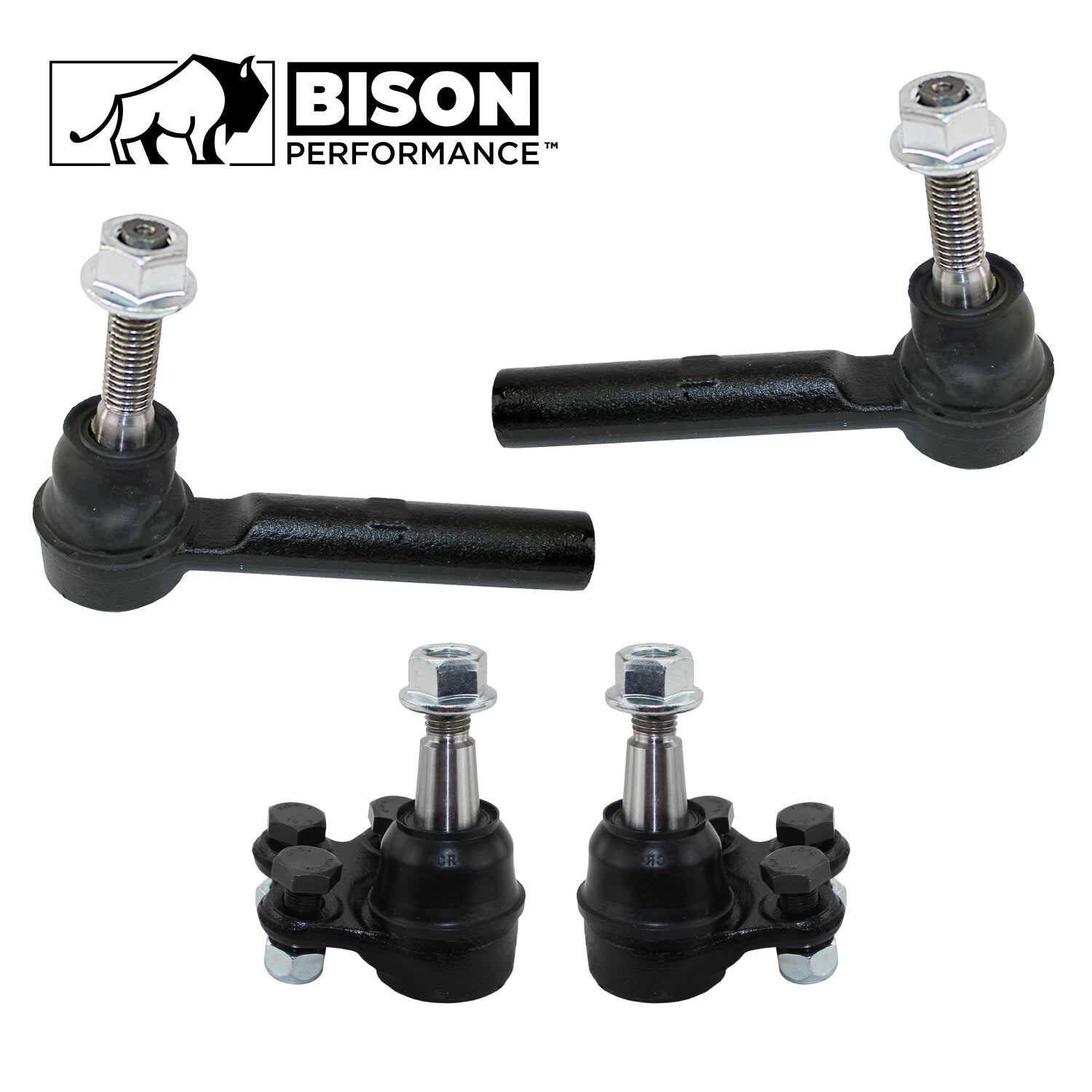 4pc Outer Tie Rods & Front Ball Joints Kit for Enclave Traverse