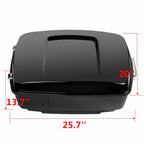Trunk Mount Rack Backrest Pad for Harley Street Road Glide King (1997–2008)