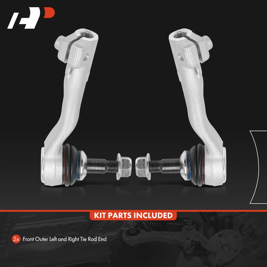 2X Front Outer Steering Tie Rod End for BMW X3 X4 (2018-2023)