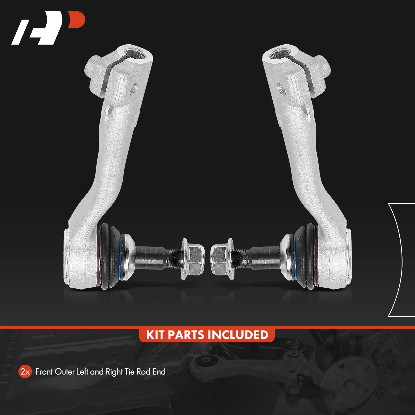 2X Front Outer Steering Tie Rod End for BMW X3 X4 (2018-2023)