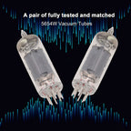 Matched Pair of 6K4 Vacuum Tubes for Improved Bass and Highs