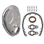 Timing Chain Cover for SB Chevy V8 SBC 283 327 350 (Chrome)