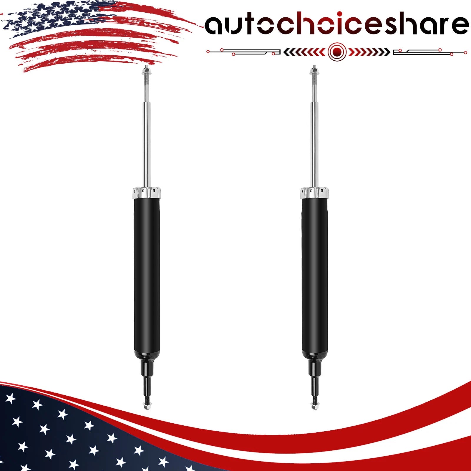 Set of 2 Rear Shock Absorbers for BMW 328i 328xi 335xi (2007–2011)