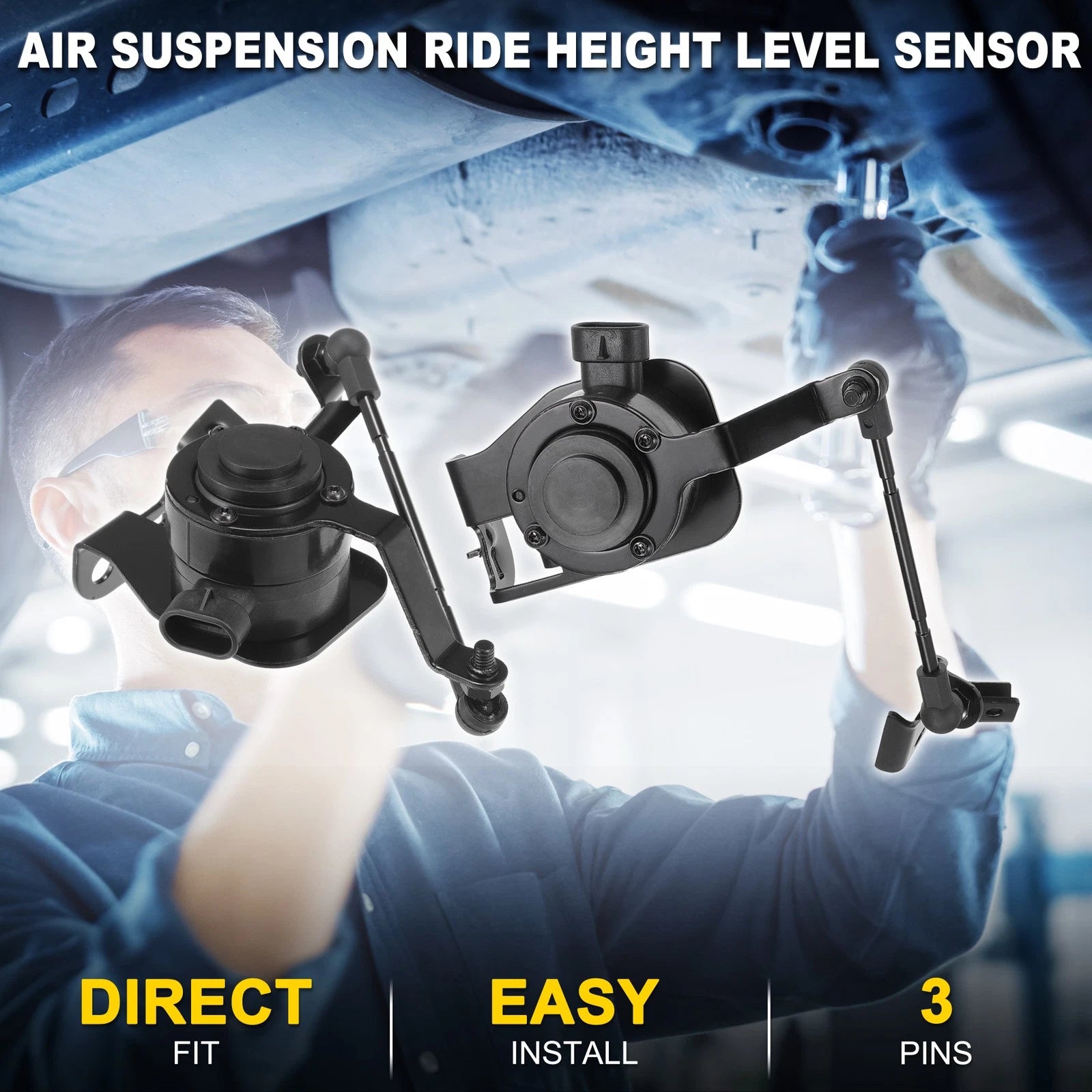 Air Suspension Ride Height Level Sensor for Cadillac (2004–2006) 15128630 1 Pair