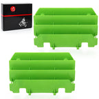 2X Radiator Guards for Kawasaki KX125 KX250 (1994–2005) Green