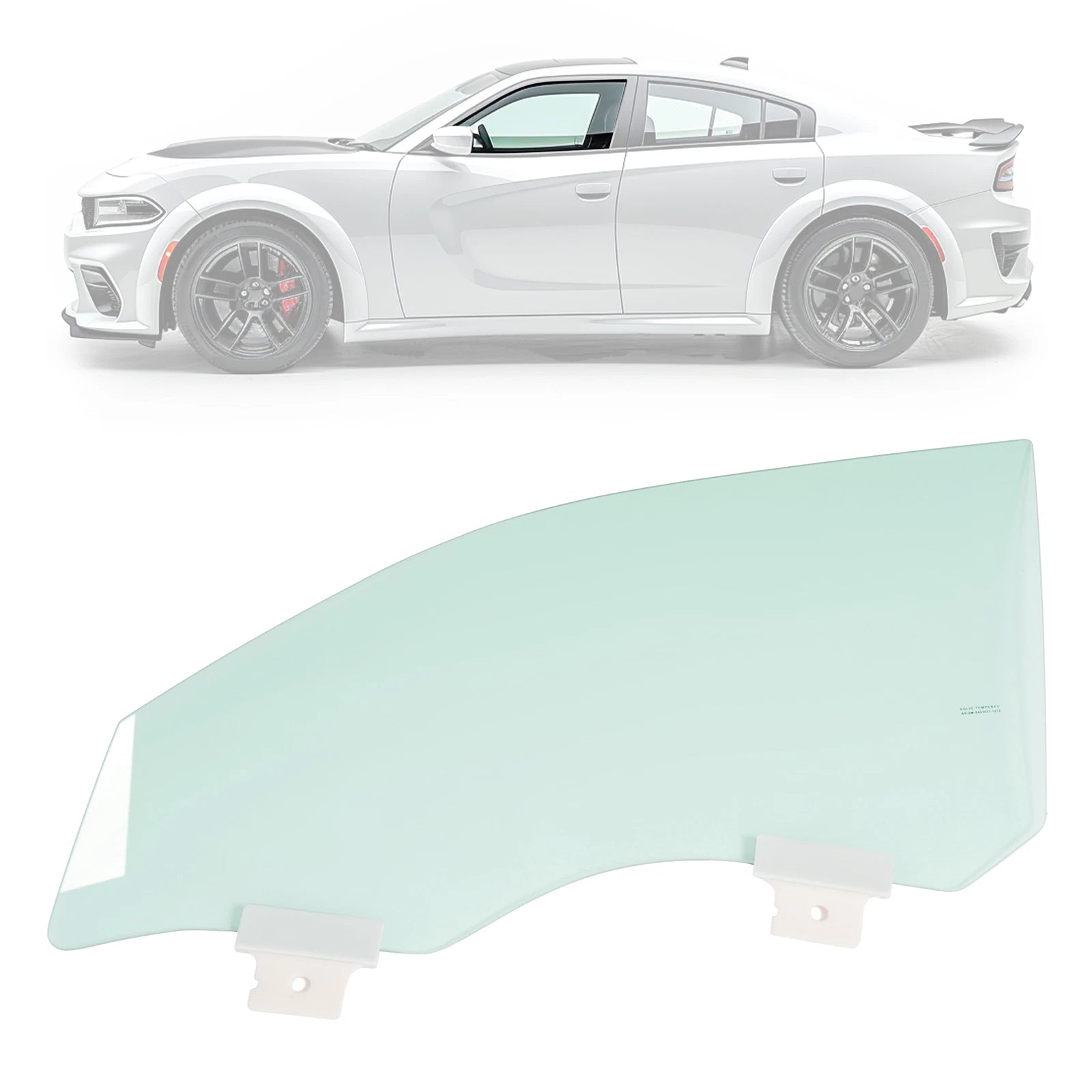 Driver Side Front Door Window Glass for Dodge Charger (2011–2023)