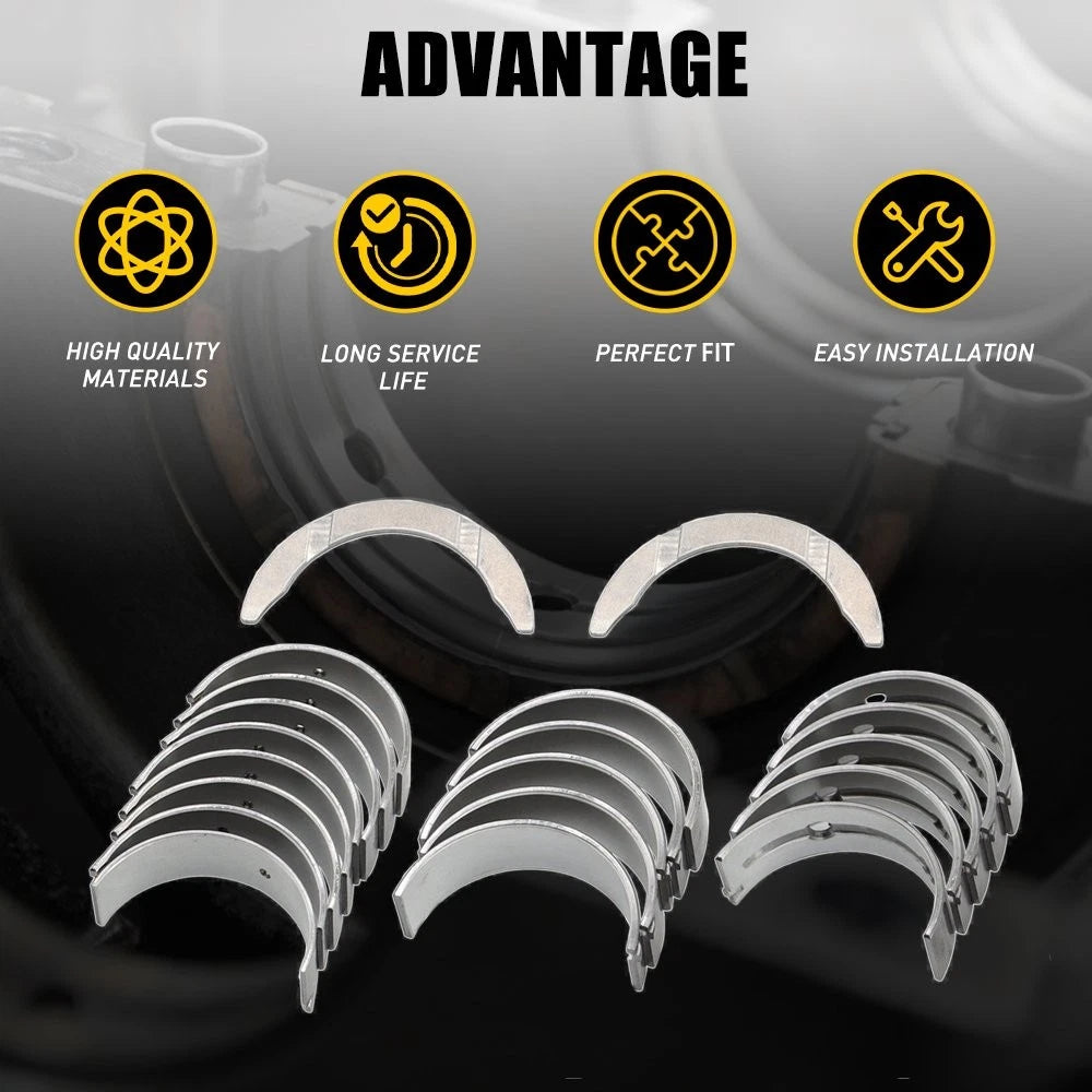 Crankshaft Bearing Kit with Thrust Washer for Hyundai Tucson GLS 2.0L (STD)
