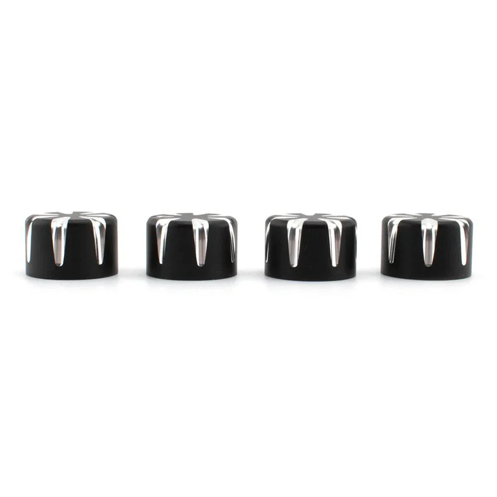 4 Pcs Aluminum Head Bolt Cover Caps for T120 Thruxton Scrambler (2016-2023)