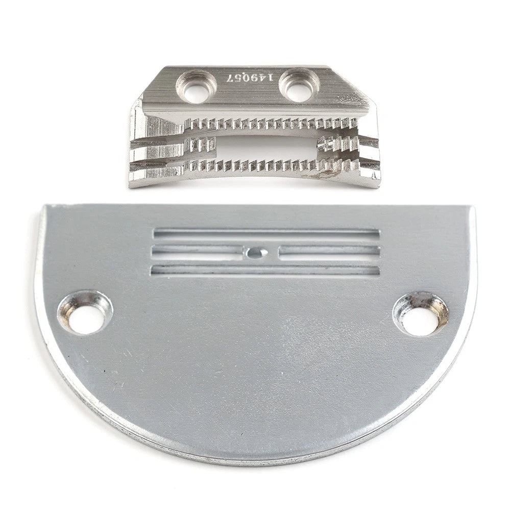 Needle Plate 147150 & Feed Dog 149057 for Industrial Single Needle Machines