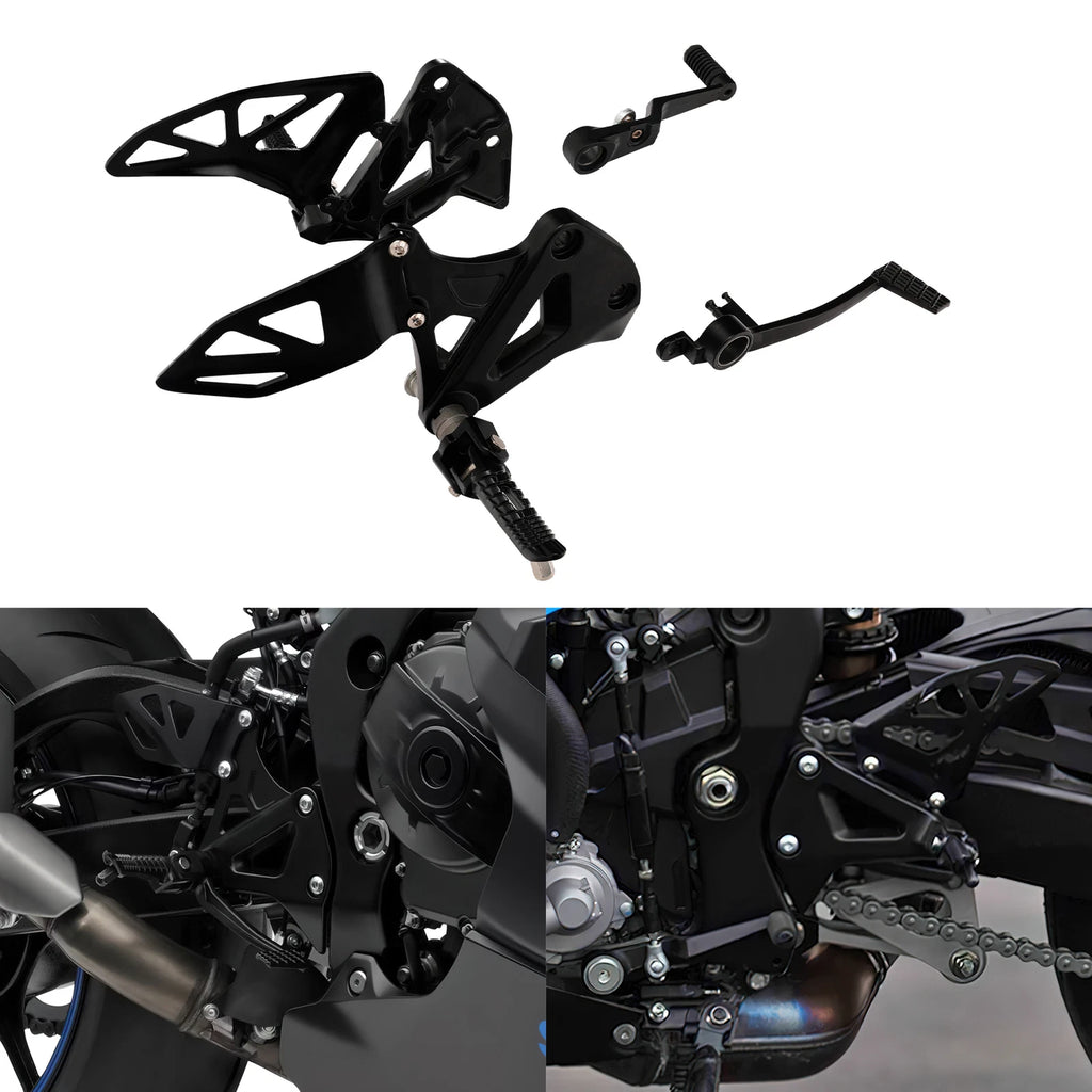 Front Driver Foot Pegs Footrest Bracket for Suzuki GSXR1000 (2017–2024)