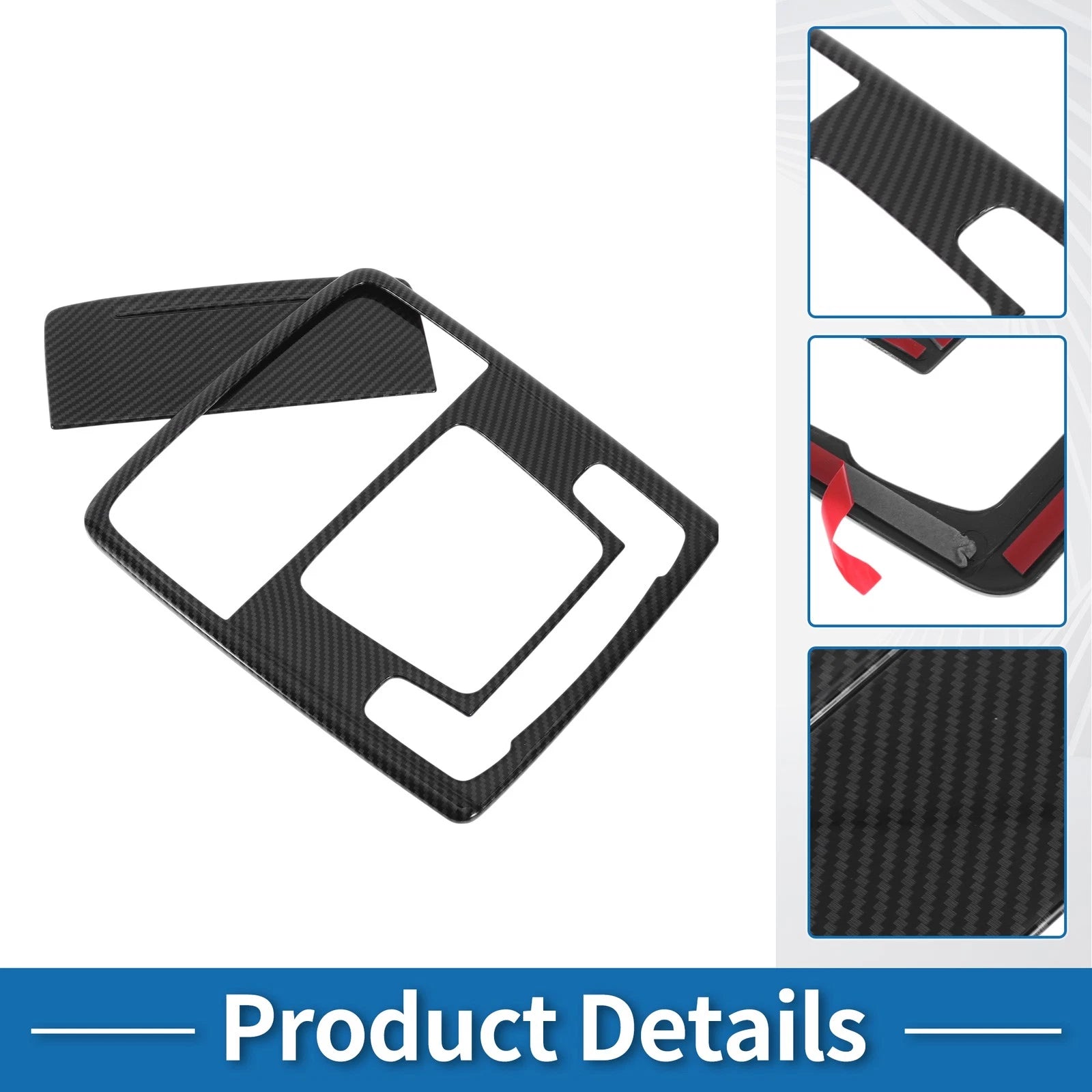 Front Row Light Trim Bezel for Honda ZR-V (2022) Carbon Fiber Black