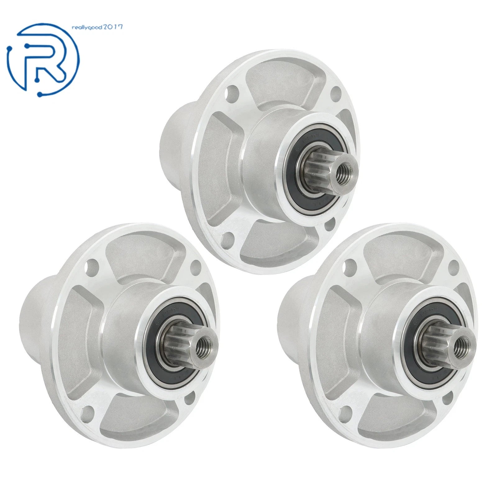 Set of 3 Spindles for Hustler SD SDX 36 42 48 54 60 Inch Deck