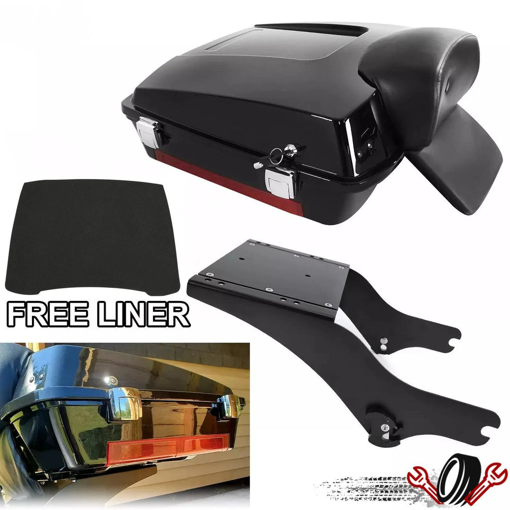 Razor Luggage Trunk Mount Rack for Harley Touring Street Glide Road King (1997–2008)