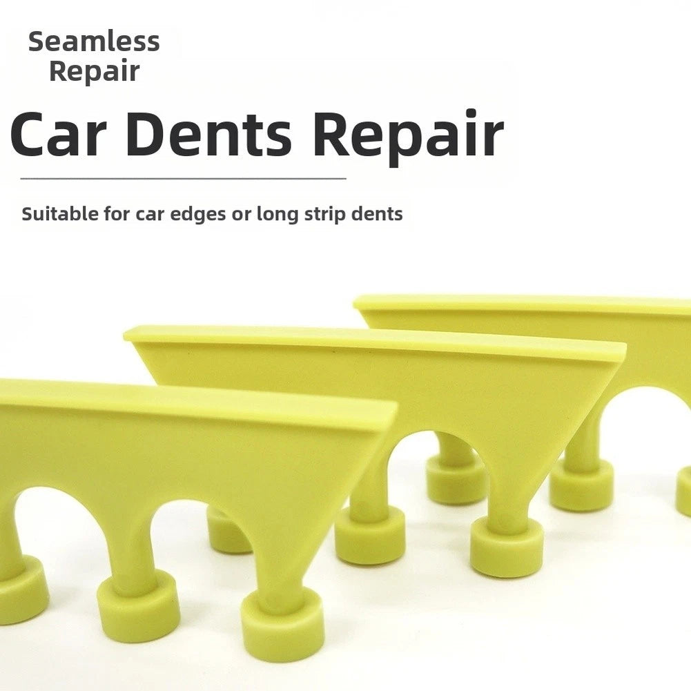 5 Piece Dent Repair Tools Set for Car Edges with Rubber Strip