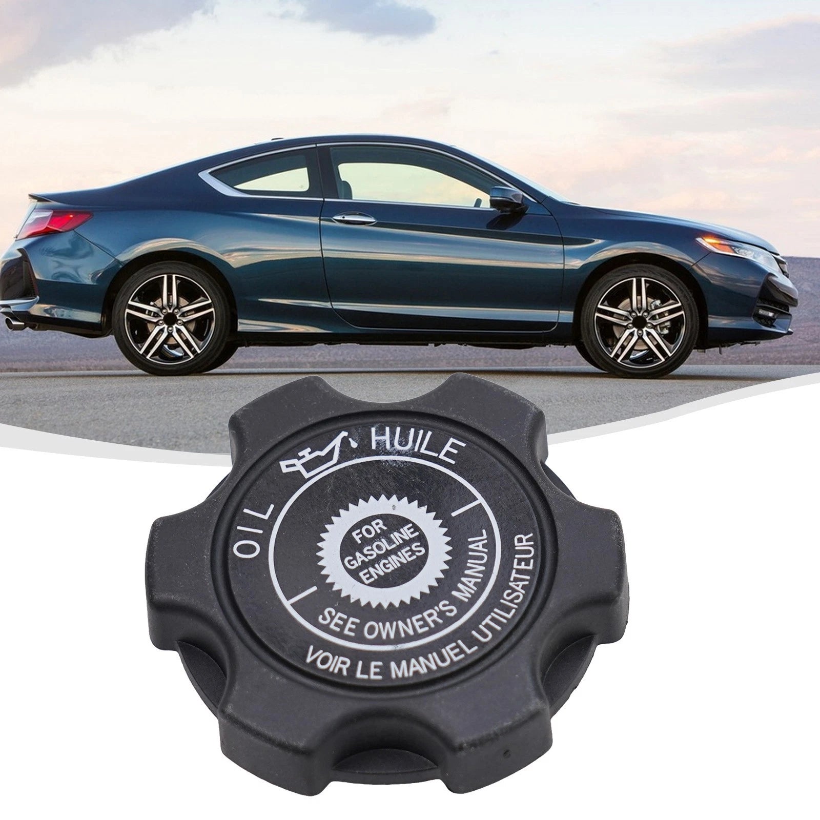Engine Oil Cap for Honda Civic, CRX (15610-P2A-000, 15610P2A000)