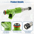 Set of 4 Fuel Injector Nozzles 23209-0C050 for Toyota Hilux Vigo (2005–2015)
