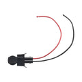 Black ABS Material / Bulb Socket Cable Adapter Lamp Holder Connector for Golf