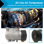 AC Compressor for Toyota LandCruiser VDJ79R (2007–2021) 1VD-FTV
