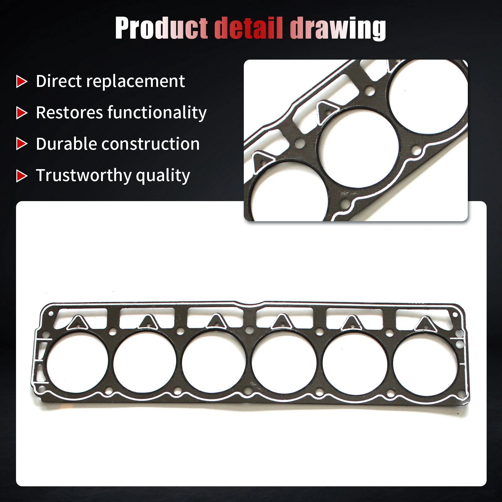 Head Gasket Bolts Kit for Jeep Grand Cherokee Wrangler Cherokee (1996–1998)