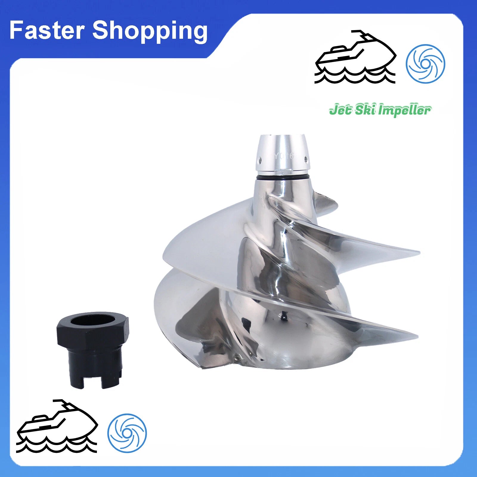 Jet Ski Impeller for Yamaha FX1800 VX1800 GP1800 (Solas YS-CD-13/19)