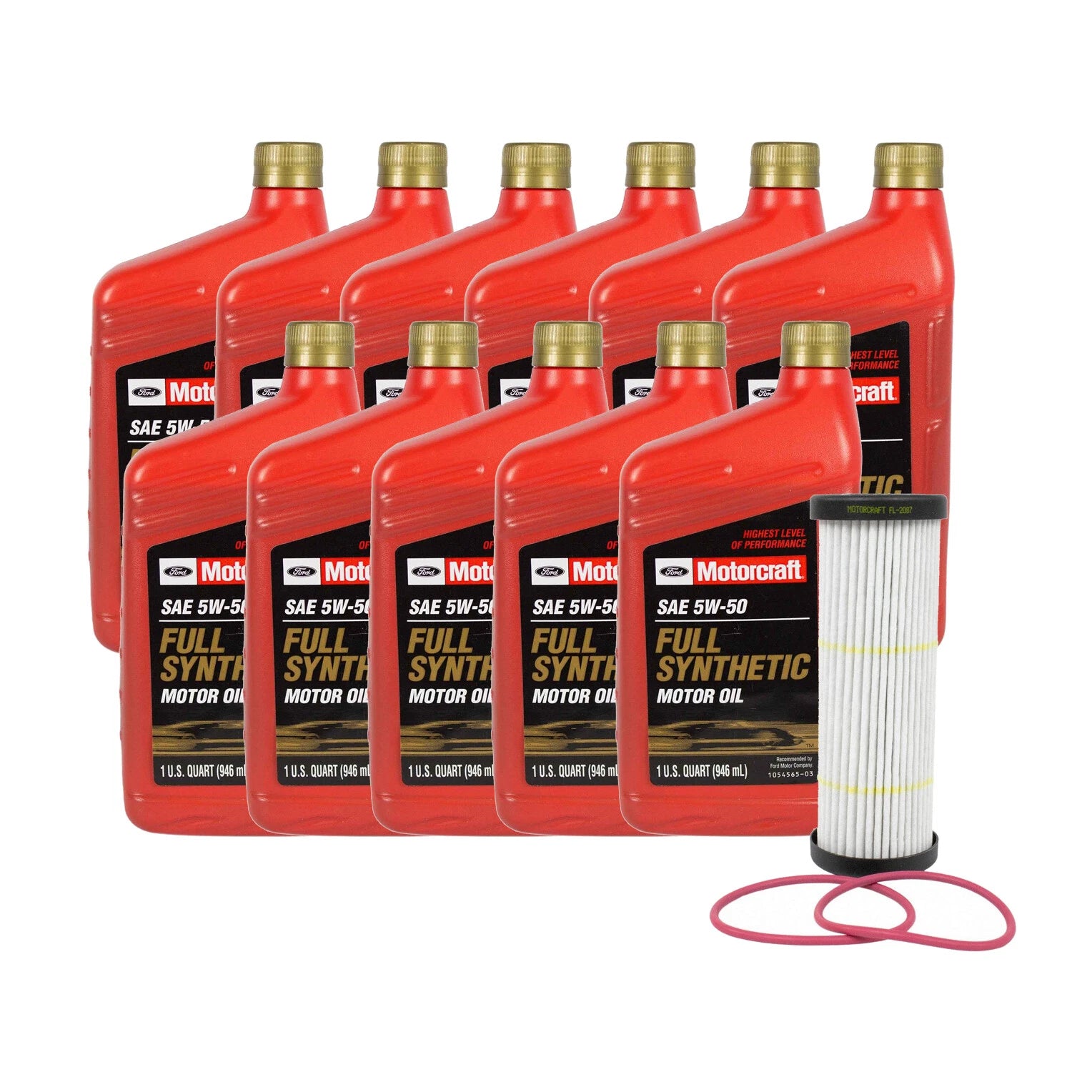Engine Oil Change Kit SAE 5W-50 for Ford Mustang 5.2 V8 (2016–2022)