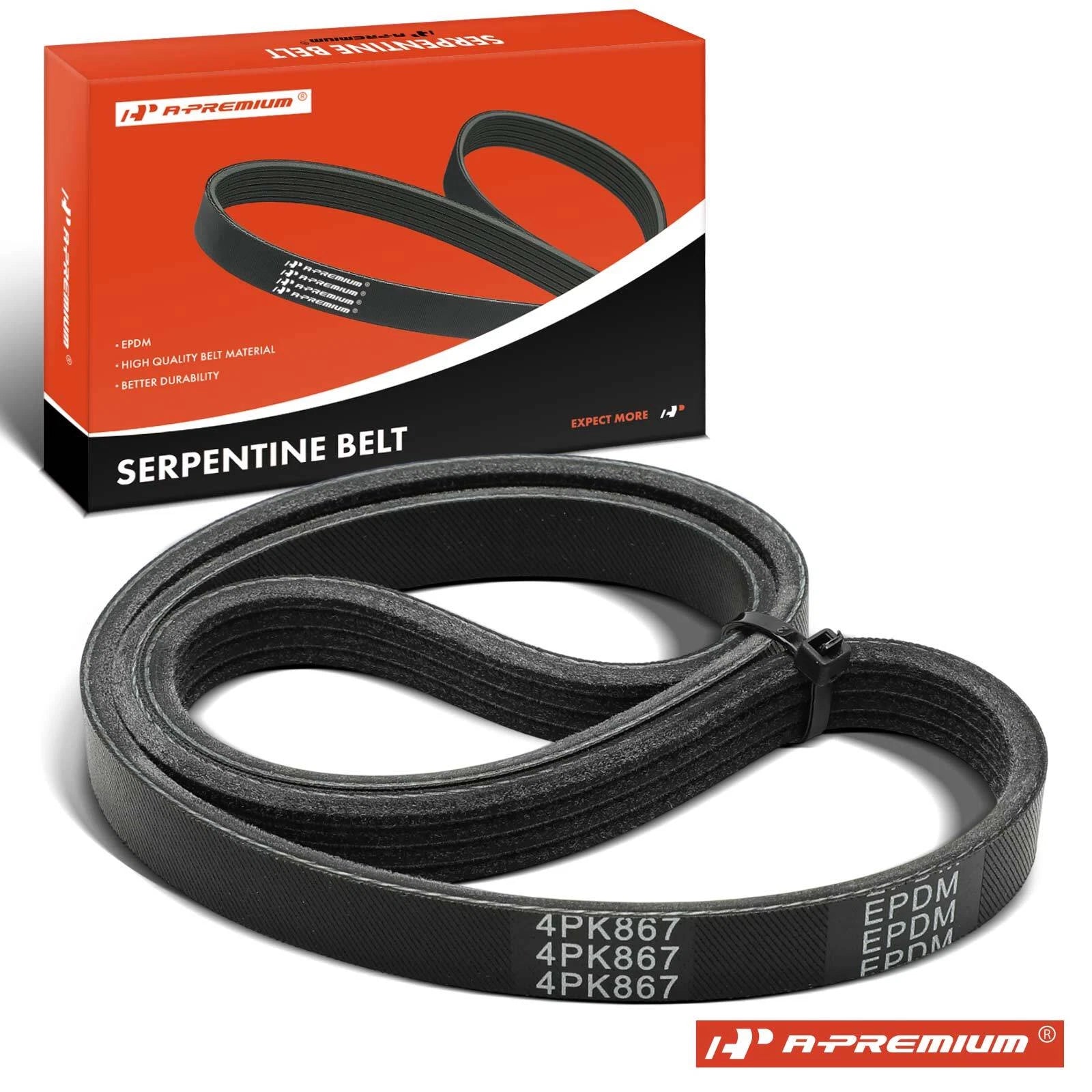 Serpentine Belt for Toyota Corolla, Honda, BMW, Pontiac, Nissan