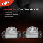 2X Rear Drum Brake Wheel Cylinders for Chevy Cruze (2011–2019)